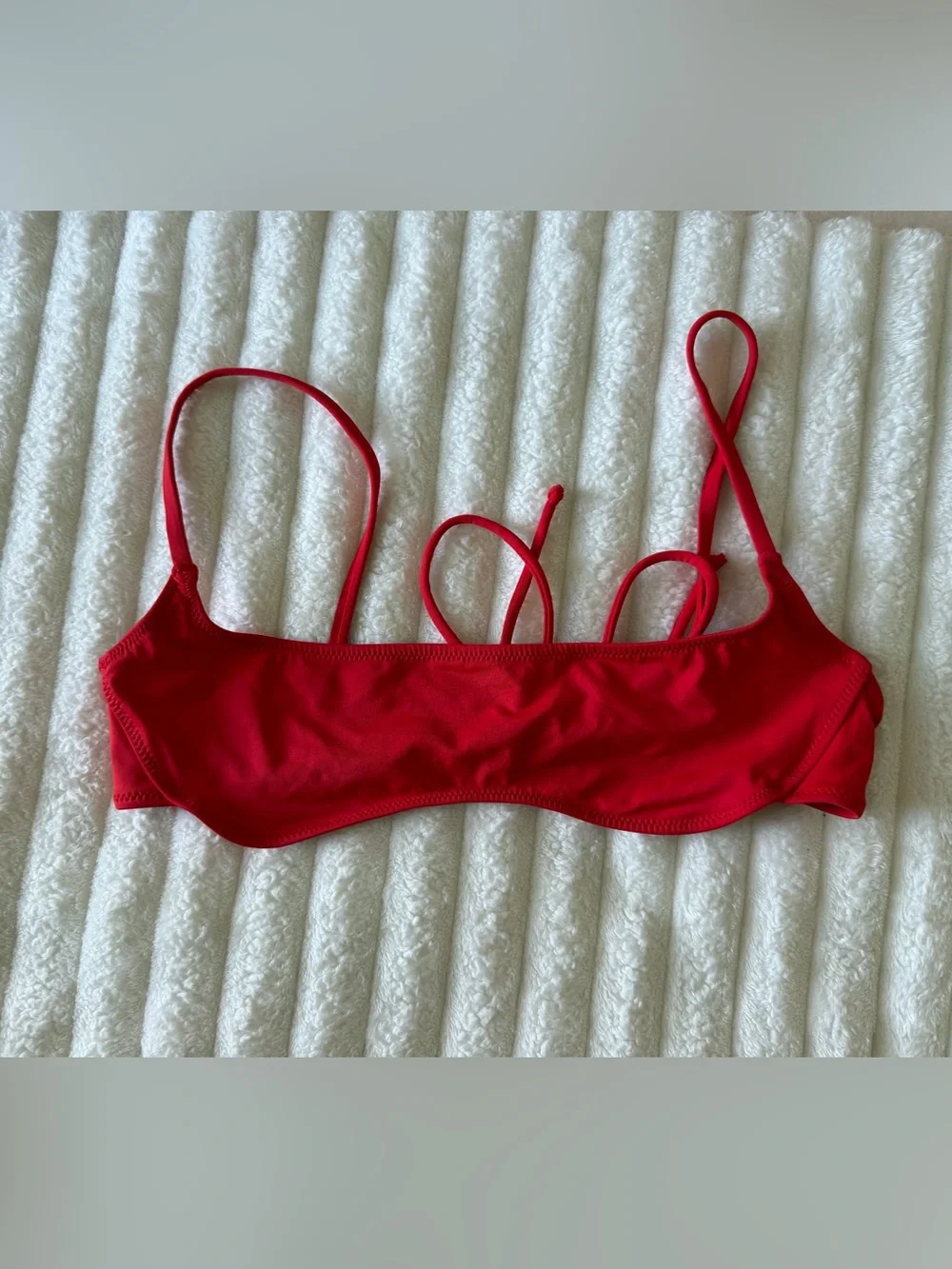 SKIMS Red Strappy Bikini Bottoms